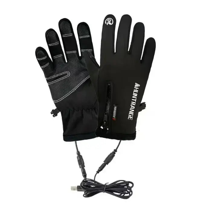 USB 3 Gears Touch Screen Heated Motorcycle Gloves Outdoor Winter Ski Gloves Sport Fishing Warm Riding Bicycle Gloves harmonia